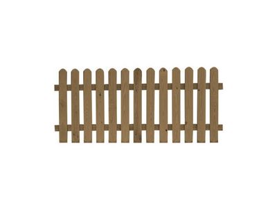 Clôture planche striée pin brut traité autoclave - 800 x 1800 mm - DEBARGE