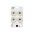 Bouton de meuble rond porcelaine craquelé diamètre 40 mm par 4 REI