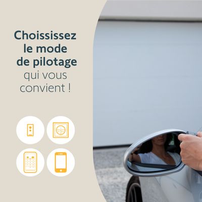 Motorisation pour porte de garage SERENIA IO 1100 - SOMFY