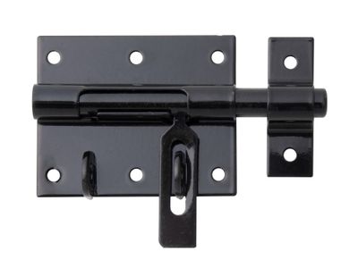 Verrou box cadenas diamètre 12 mm noir - ALBERTS