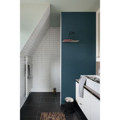 Peinture Crème de Couleur Cuisine et Bain Satin Bleu Paon 2 L - DULUX VALENTINE