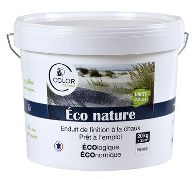 Enduit Eco Nature PIERRE en pate Seau 20kg - COLOR FRANCE