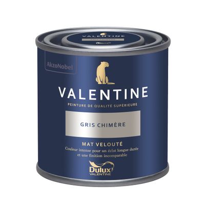 Peinture Valentine Mat Velouté Gris Chimère 125 mL - DULUX VALENTINE
