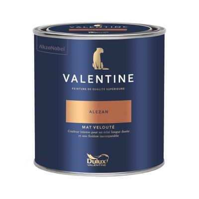 Peinture Valentine Mat Velouté Alezan 0,5 L - DULUX VALENTINE