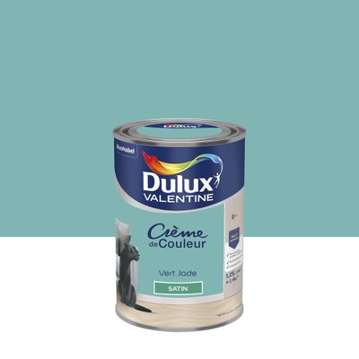 Peinture crème de couleur Vert Jade Satin 1,25 L- DULUX VALENTINE