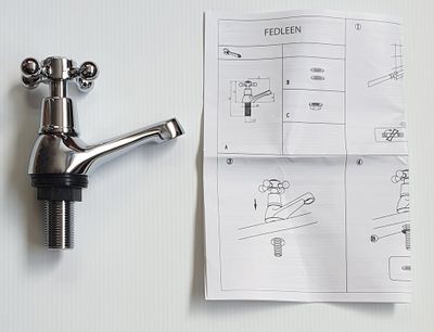 Robinet lave main eau froide Chrome Fedleen - EUROSANIT