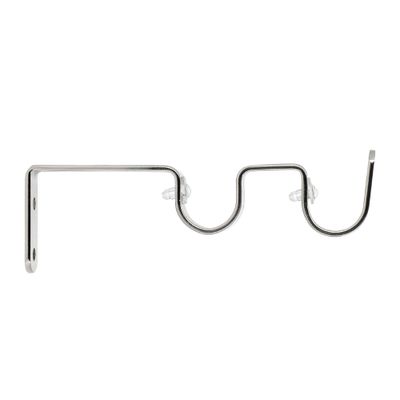 Support ouvert double longueur en métal diam 20 mm Finition Chrome - MOBOIS