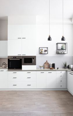 Peinture de rénovation pour cuisine blanc finition satinée 2L - V33