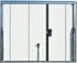 Porte de garage basculante manuelle avec portillon l.240 x h.200 cm grise - SPADONE