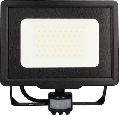 Projecteur extérieur LED détecteur de mouvements Kali noir IP44 4250 lumens blanc neutre - ARLUX
