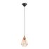 Suspension cuivre et noir E27 60W Ø17,5 cm TARBES - EGLO