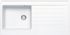 Evier de cuisine composite blanc 120x60 cm 1 bac 1 egouttoir Jasna - FRANKE
