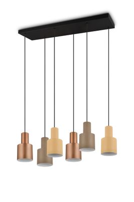 Suspension E27 Agudo multicolore 6x40W - TRIO