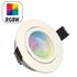 Spot LED encastrable connecté WiFi GU10 orientable multicolore + blanc Blanc - Saphyr ARLUX