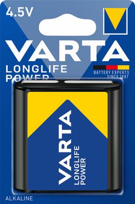 Pile alcaline 3LR12 Longlife power - VARTA
