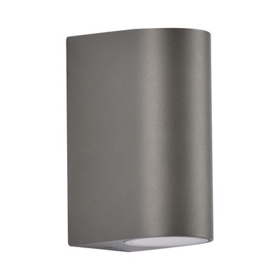 Applique extérieur 2 lumières GU10  William anthracite IP44 2x35W - COREP