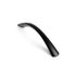 Poignée de meuble arc aluminium noir mat entraxe 128 mm par 4 REI