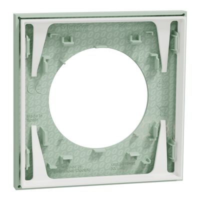 Plaque de finition 1 poste Odace 2025 vert jade - SCHNEIDER ELECTRIC