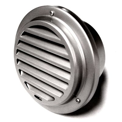 Grille d'aération en inox ronde diamètre 125 mm AUTOGYRE