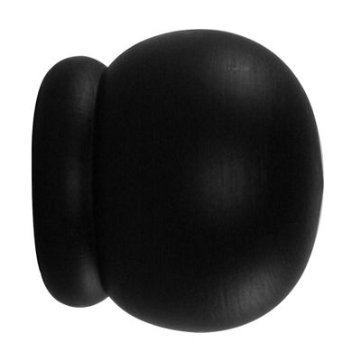 Embout déco anglais à visser diam 28 mm Finition Noir mat par 2 - MOBOIS