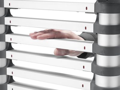 Echelle télescopique FlexLine 3,20 m aluminium - HAILO