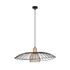 Suspension laiton noir E27 15W Ø58 cm ROMY - COREP