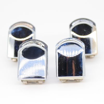 Roulettes chromées bas de porte pour portes de douche diamètre 23mm - AURLANE