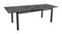 Table de jardin à rallonge HIVAOA aluminium anthracite 180/240/90x77cm - PROLOISIRS