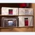 Housse de rangement en tissu marron avec armature 44 L MOTTEZ