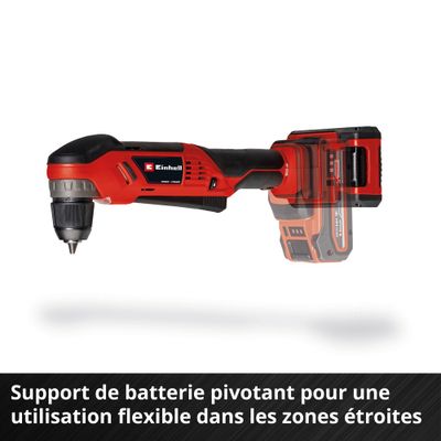 Perceuse d'angle sans fil 18 V POWER X CHANGE TE-AD 18 (solo) - EINHELL