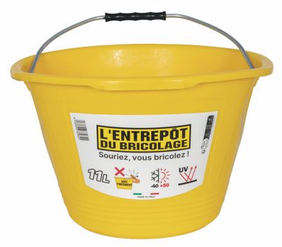 Seau de maçon 11 L - RIBIMEX