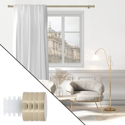 Embout déco bouchon en métal diam 20 mm Finition Doré par 2 - MOBOIS