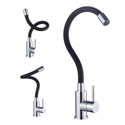 Robinet de cuisine mémoire de forme chrome Ilo - EDOUARD ROUSSEAU