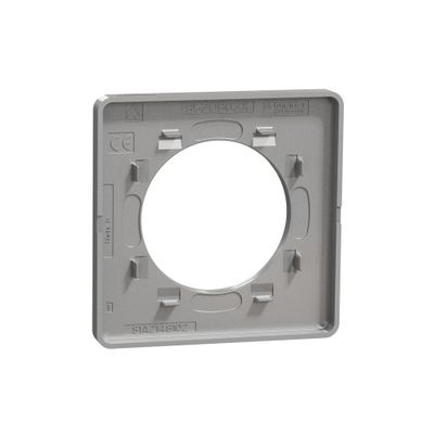 Plaque de finition 1 poste aluminium - Odace 2011 Touch SCHNEIDER ELECTRIC