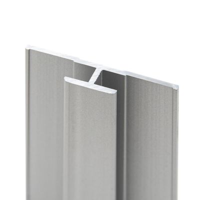 Profilé de jonction alu-argenté pour panneaux muraux de 210 cm - SCHULTE