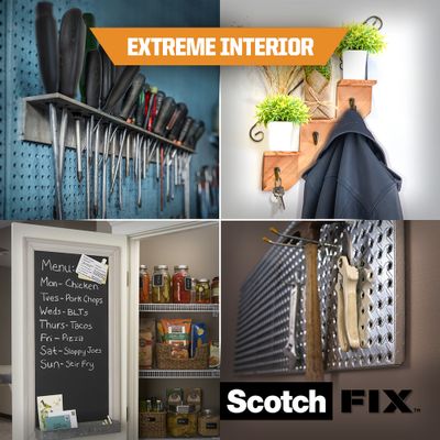 Ruban adhésif double face intérieur Scotch-FIX Extrême 1,8 m x 19 mm 12 kg - SCOTCH