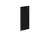 Joue de finition pour demi-colonne Cristal noir brillant 130 x 57 cm OFITRES