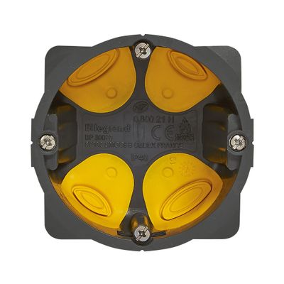 Boîte d'encastrement étanche Ecobatibox 1 poste 67x40mm IP40 pour matériaux creux - LEGRAND