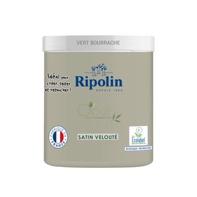 Peinture O'PUR Vert Bourrache 75 mL - RIPOLIN