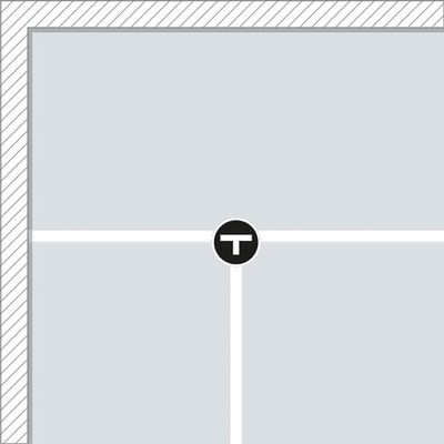 Croisillons de carrelage en T 2 mm par 250 PAVILIFT