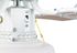 Ventilateur de plafond avec lumière E27 à tirette Blanc/bois Ø106cm - Hammerfest REALITY