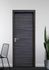 Bloc-porte fin de chantier postformé H.204 x l.73 cm décor mélanimé EBENE poussant droit - SMIS