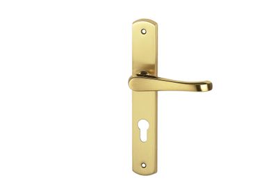 Poignées de porte Lucinda poli satiné à condamnation ALPERTEC