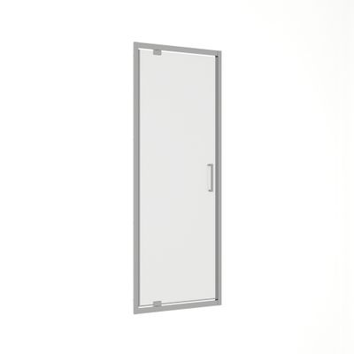 Porte de douche pivotante 80x200 cm profilé chrome verre transparent 8 mm Signature - OCEA