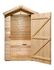 Abri toilette sèche en bois massif avec plancher 1,35 m², Livraison à domicile incluse - HABRITA