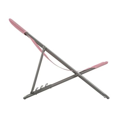 Transat de jardin pliant multi-positions rose/cerisier MAXI TRANSAT - LAFUMA