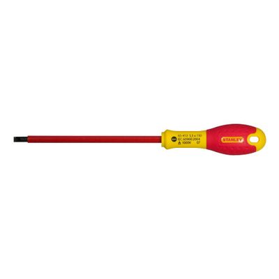Tournevis plat isolé 1000V 4 x 100mm STANLEY