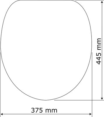 Abattant de WC déclipsable avec frein de chute taupe Samos WENKO