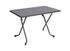 Gueridon cola 110x70 acier gris PROLOISIRS Livraison à domicile incluse