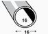 Tube rond aluminium brut 16 x 1 mm 1 m CQFD